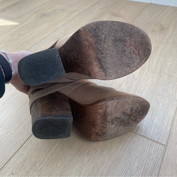 Free People Royal Rush Leather Ankle Boots Size 36 - Picture 7 of 9